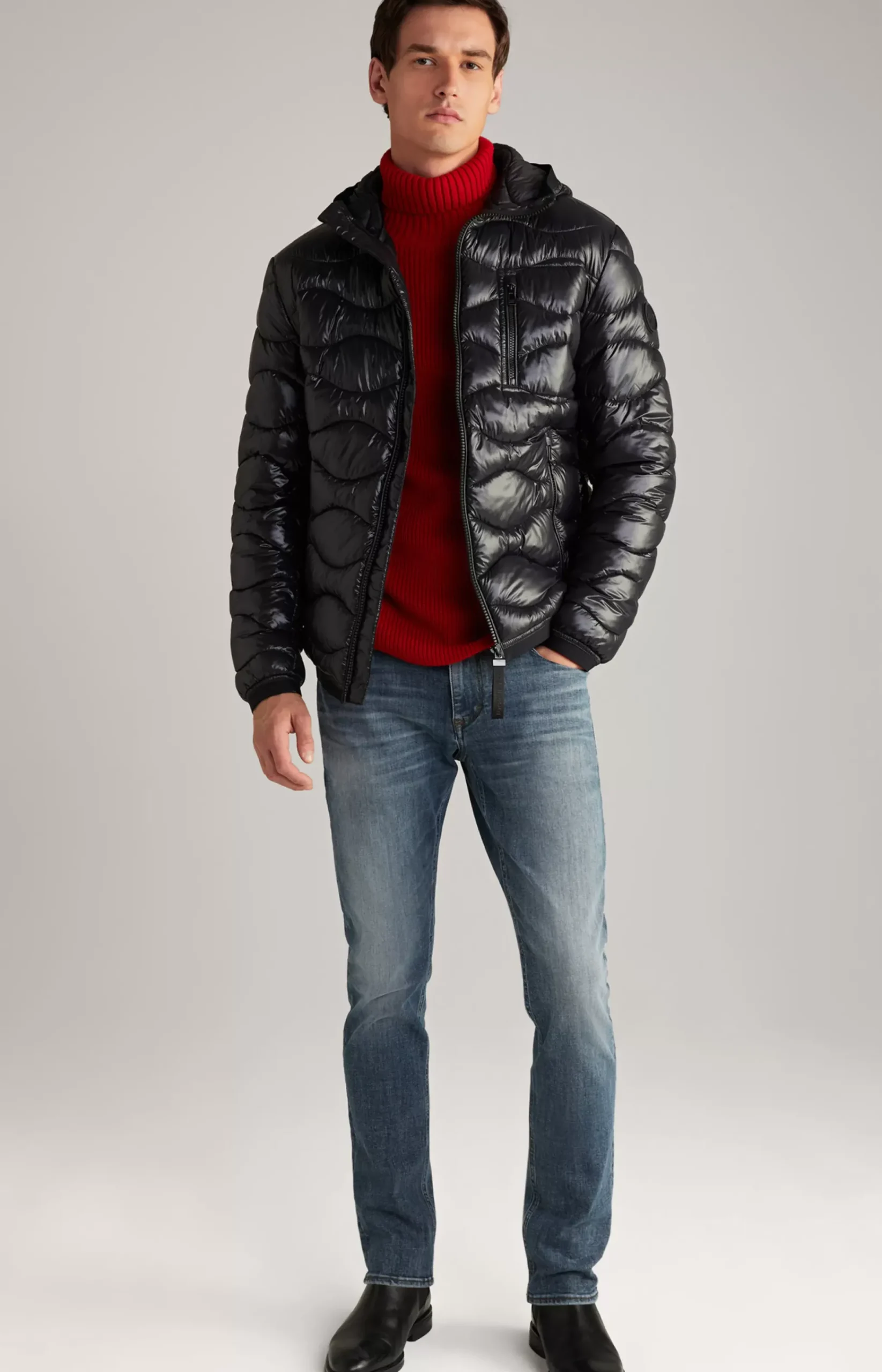 Abano Quilted Jacket in Black