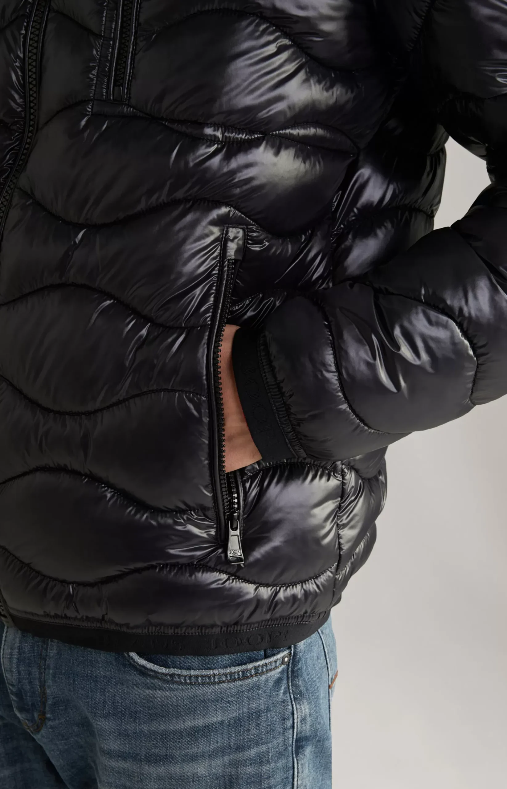 Abano Quilted Jacket in Black