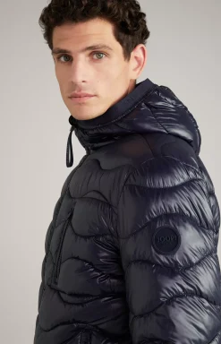 Abano Quilted Jacket in Dark Blue