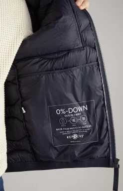 Abano Quilted Jacket in Dark Blue
