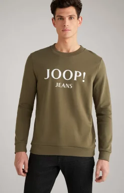 Alfred Cotton Sweatshirt in Olive