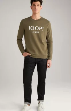 Alfred Cotton Sweatshirt in Olive