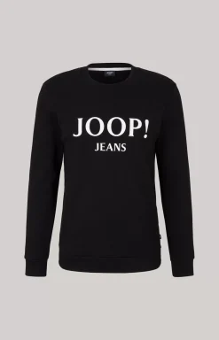 Alfred Cotton Sweatshirt in Black