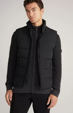 Allix Quilted Vest in Black
