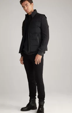 Allix Quilted Vest in Black