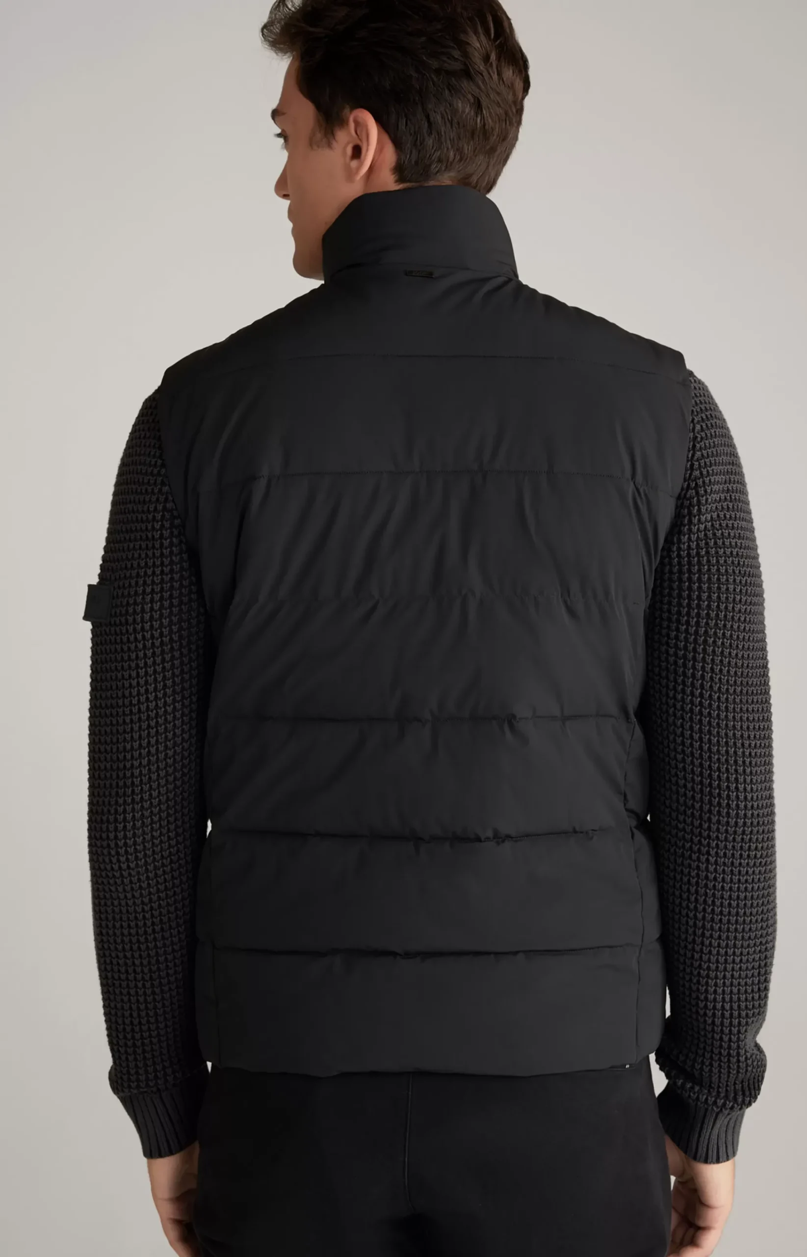 Allix Quilted Vest in Black