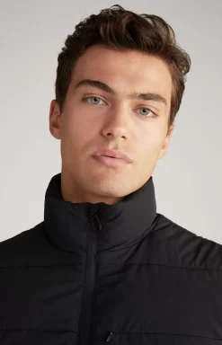 Allix Quilted Vest in Black