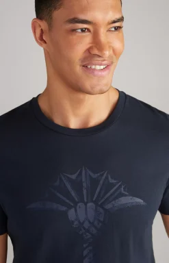 Alphis Cotton T-Shirt in Dark Red