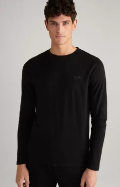 Alphis Long Sleeve Top in Black