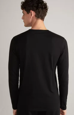 Alphis Long Sleeve Top in Black