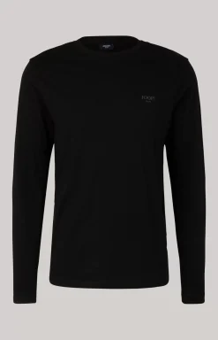 Alphis Long Sleeve Top in Black