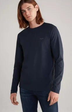 Alphis Long Sleeve Top in Navy