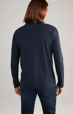 Alphis Long Sleeve Top in Navy