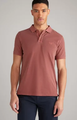 Ambrosio Polo Shirt in Rust