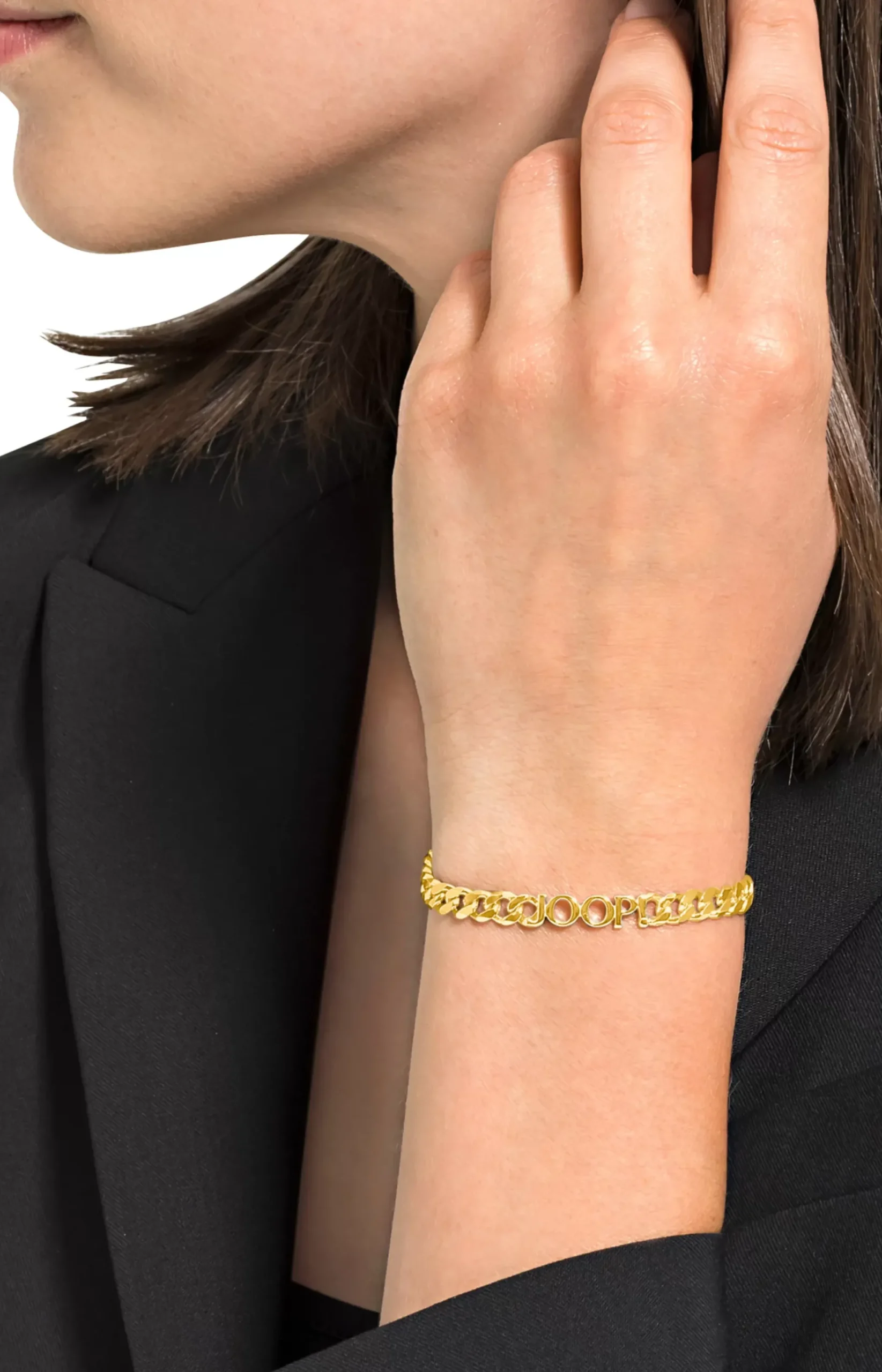 Armoured Bracelet in Gold