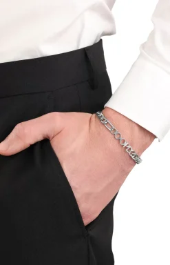 Armoured Bracelet in Silver
