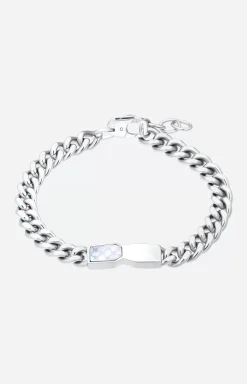Armoured Bracelet in Silver