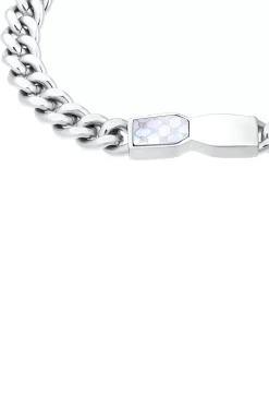 Armoured Bracelet in Silver