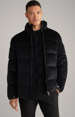 Baldo Quilted Jacket in Black