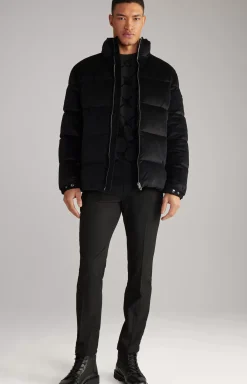 Baldo Quilted Jacket in Black
