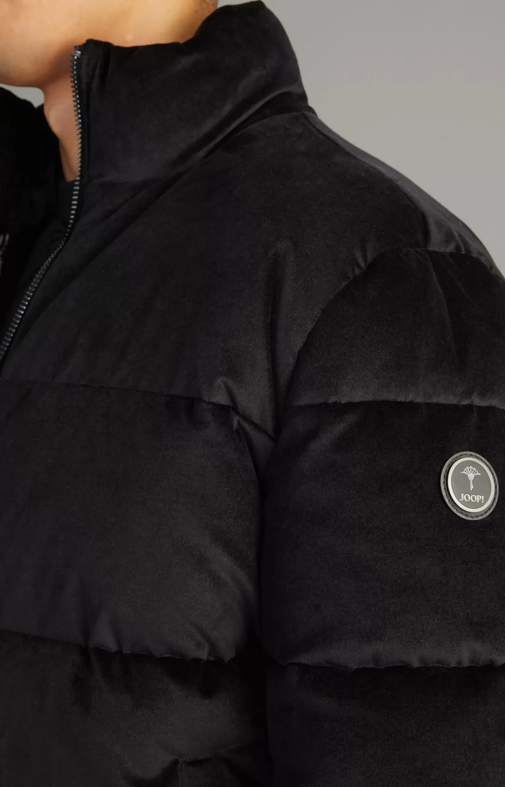 Baldo Quilted Jacket in Black