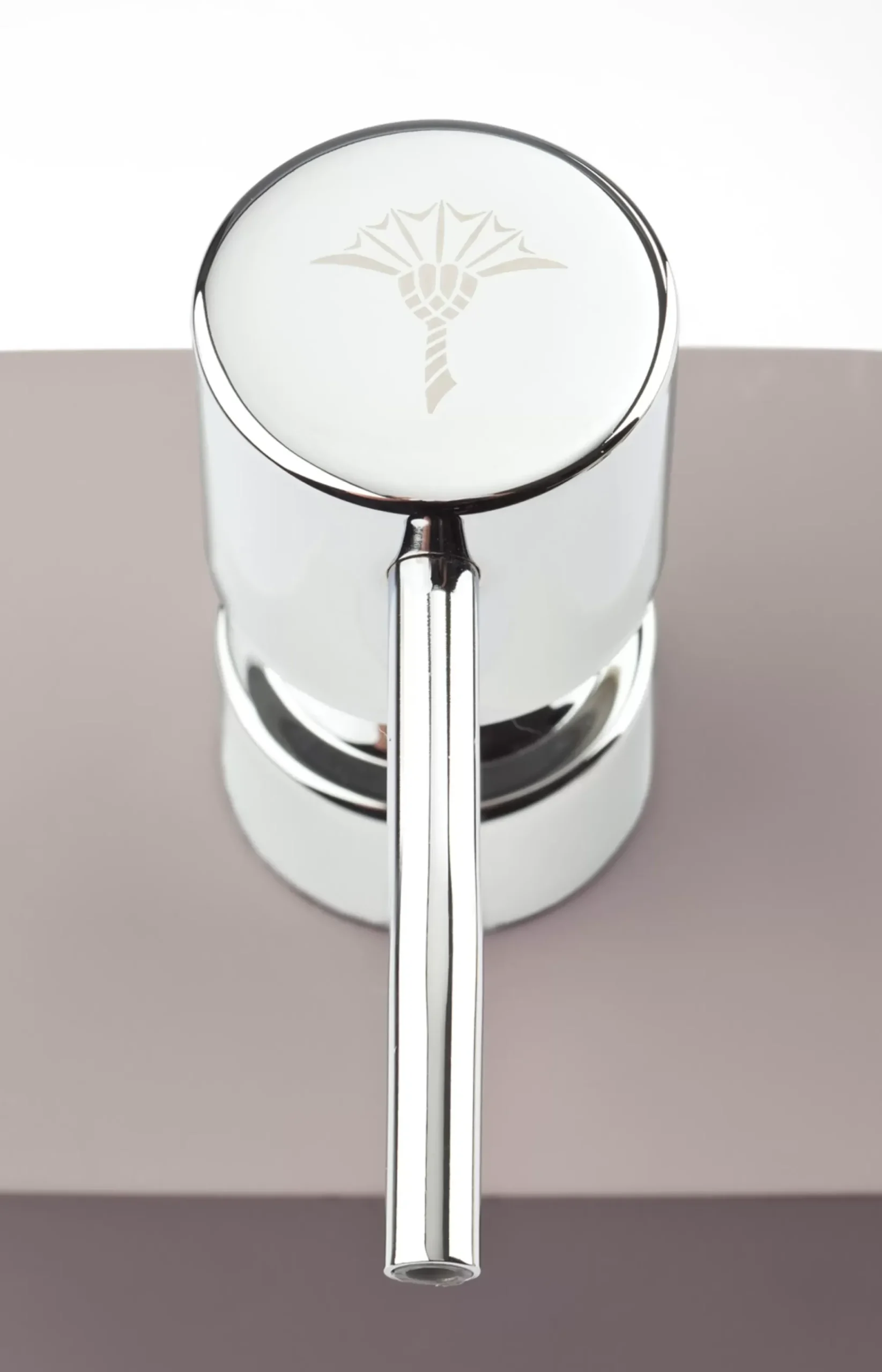 Bathline soap dispenser, grey-rosé
