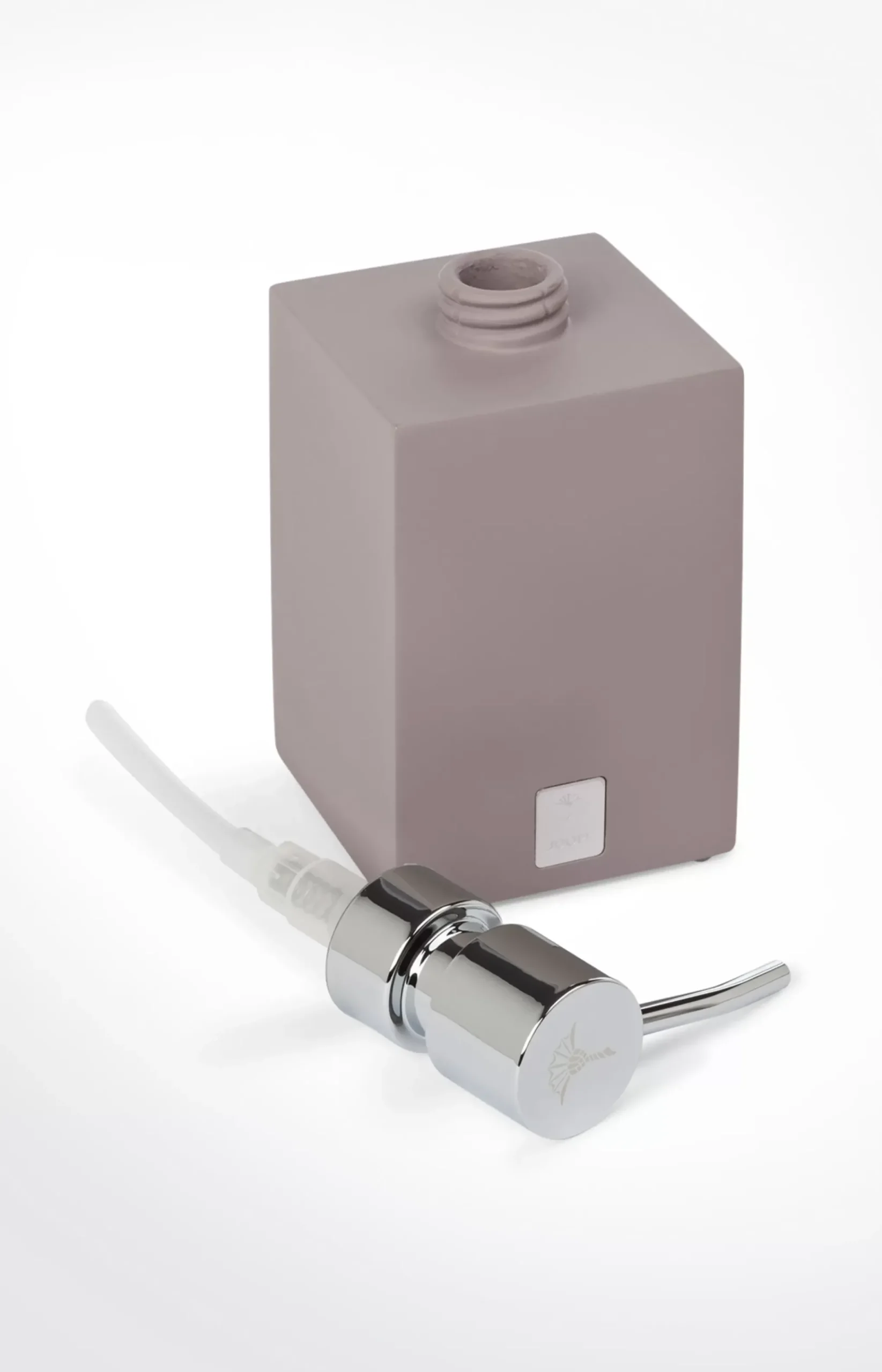Bathline soap dispenser, grey-rosé
