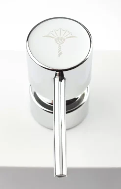 Bathline soap dispenser, white/silver