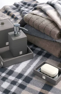 Bathline tray, grey-rosé