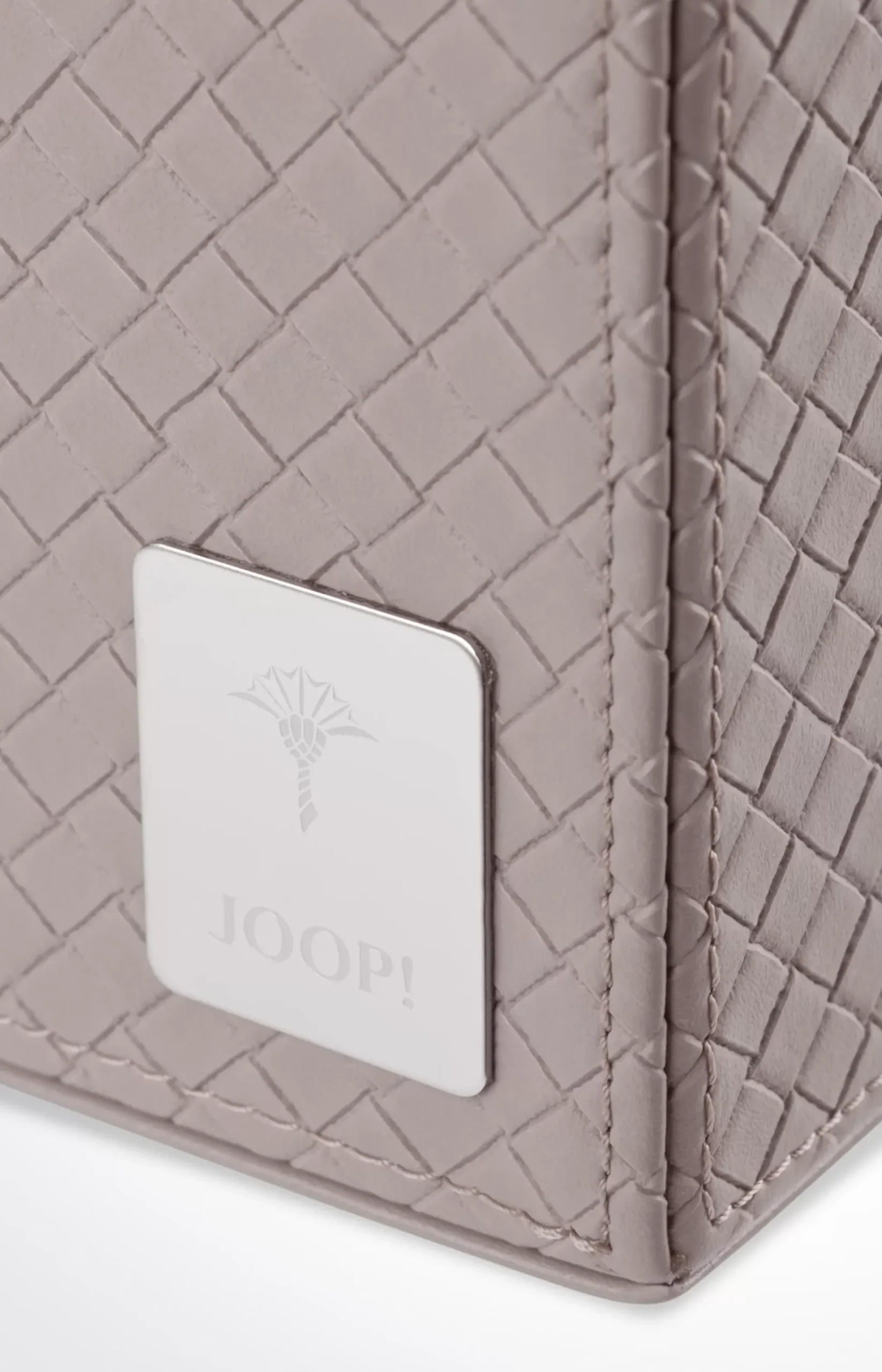 Bathline waste basket, grey-rosé
