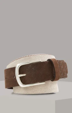 Belt in Beige/Brown