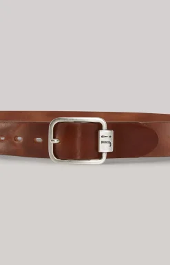 Belt in cognac