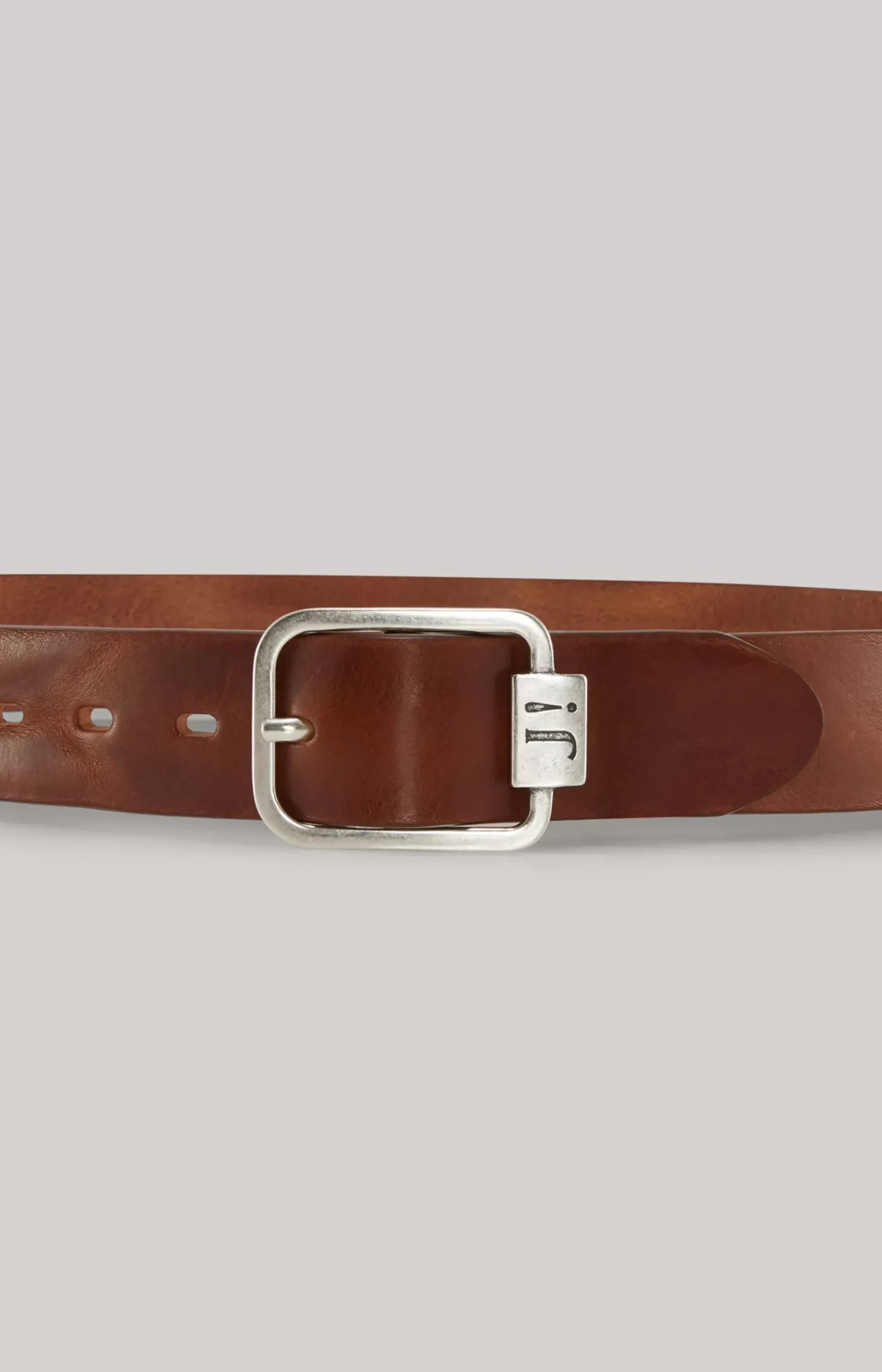Belt in cognac