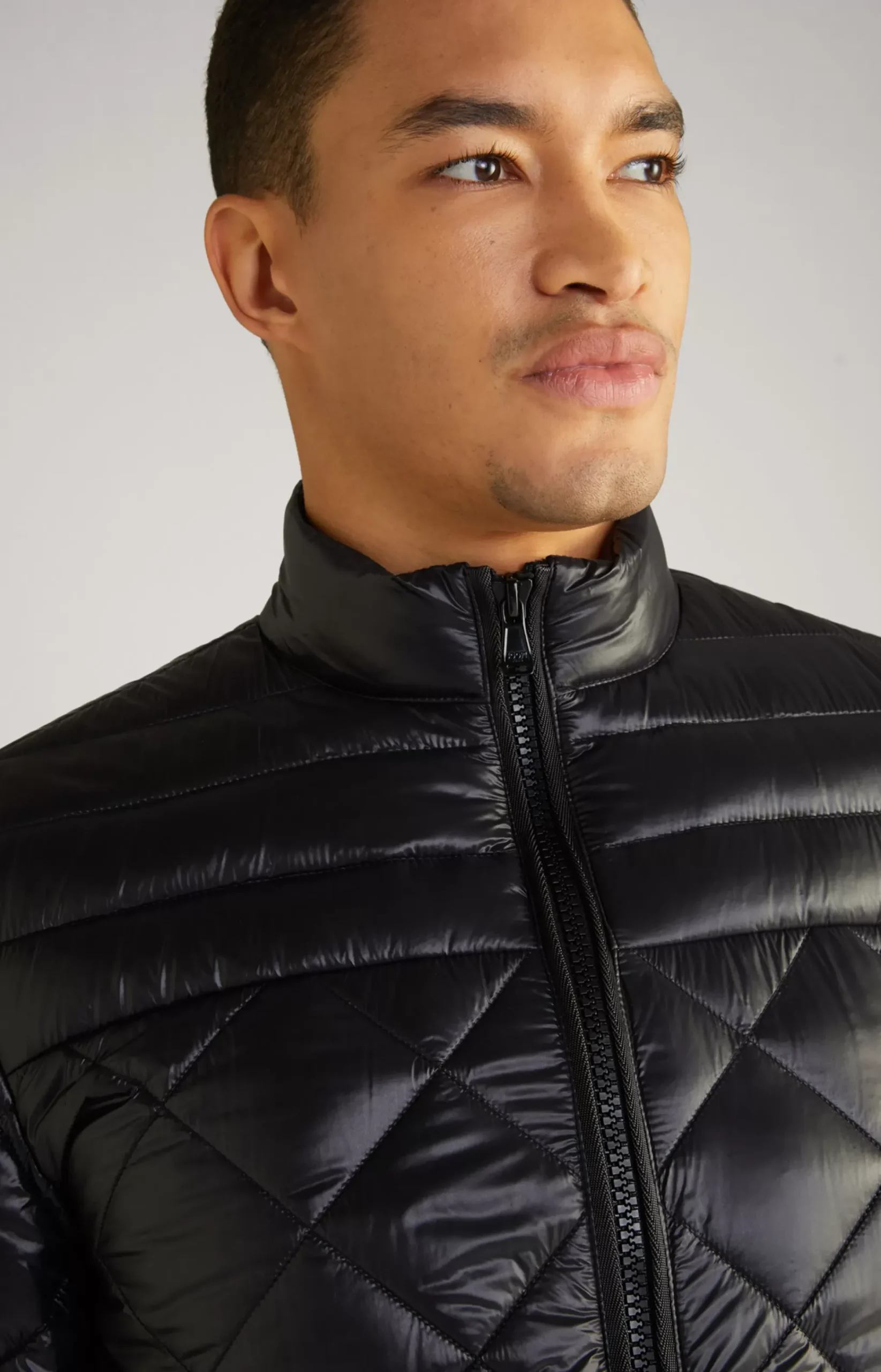 Benji Quilted Jacket in Black