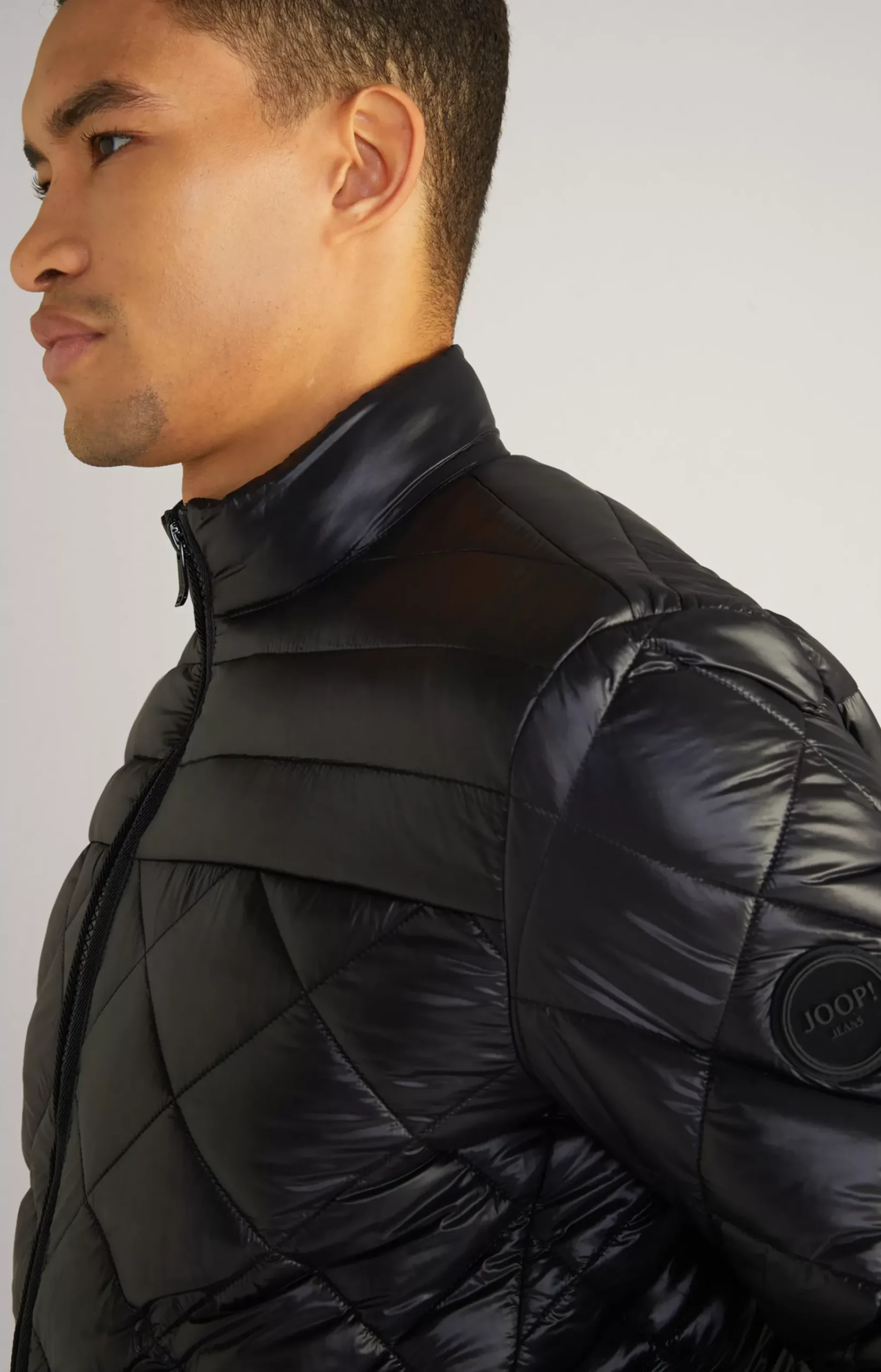 Benji Quilted Jacket in Black