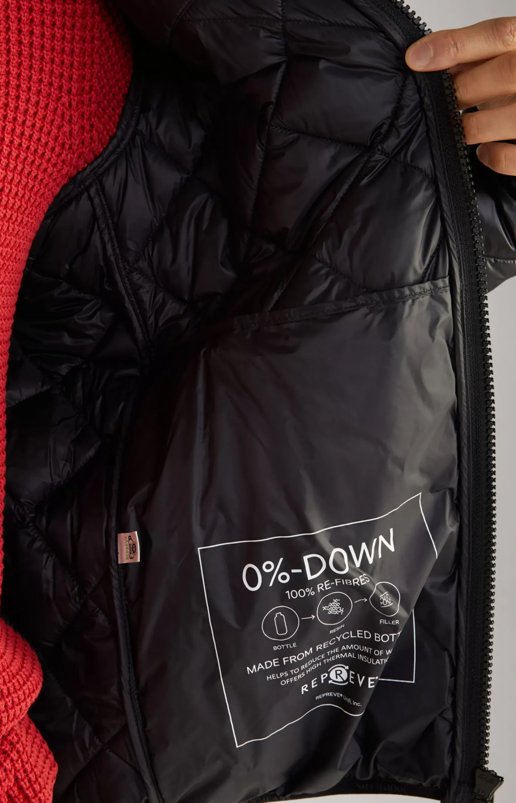 Benji Quilted Jacket in Black