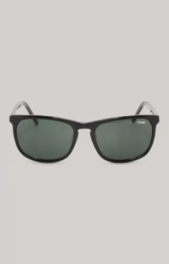 Black/Green Sunglasses