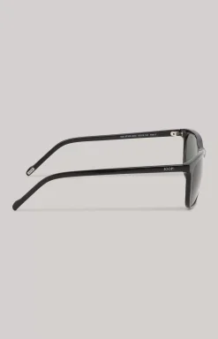 Black/Green Sunglasses