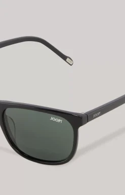 Black/Green Sunglasses