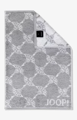 Black/White Cornflower Terrycloth Series in Silver