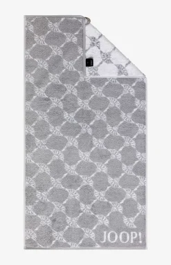 Black/White Cornflower Terrycloth Series in Silver