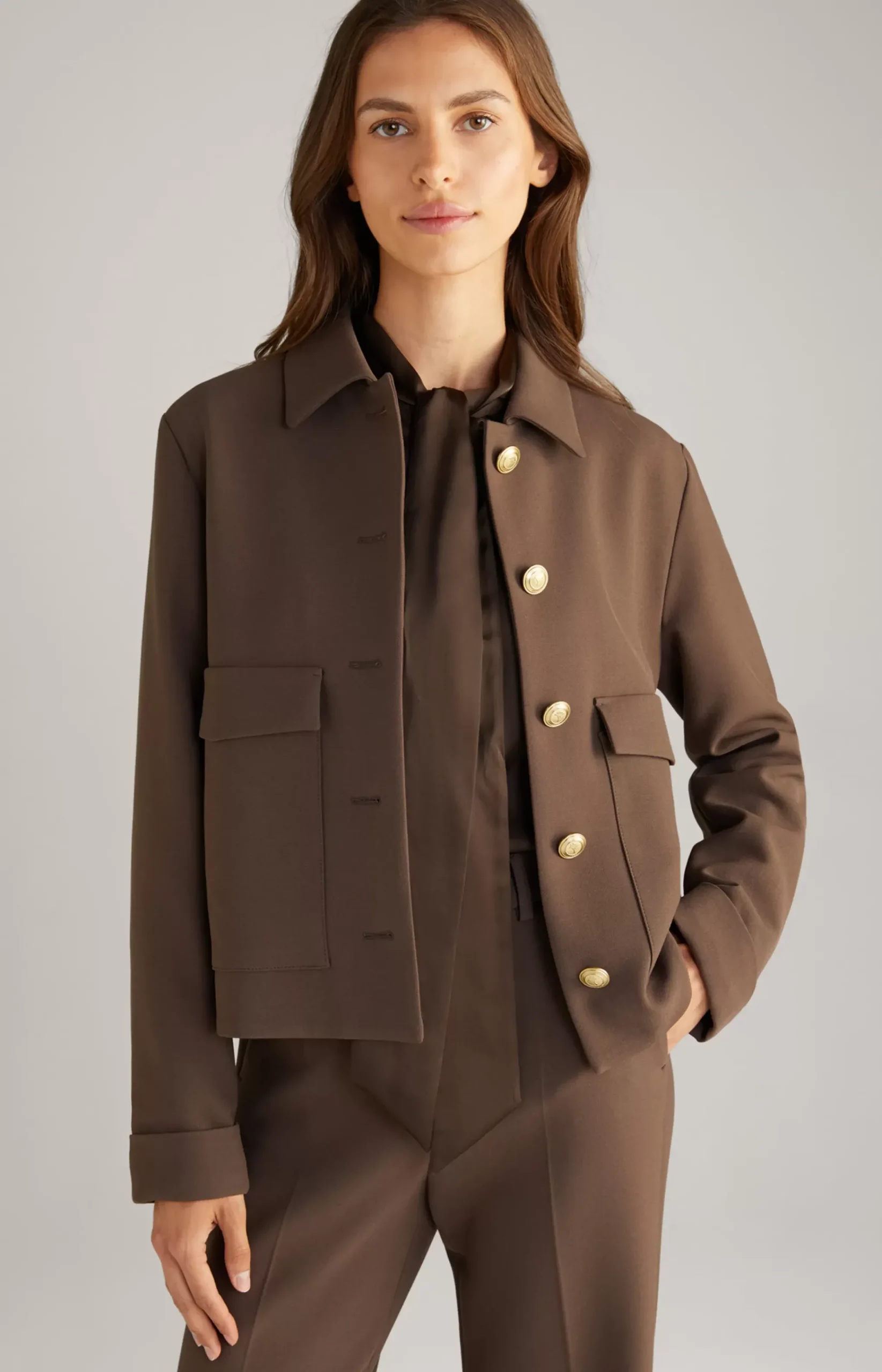 Blazer in Dark Brown