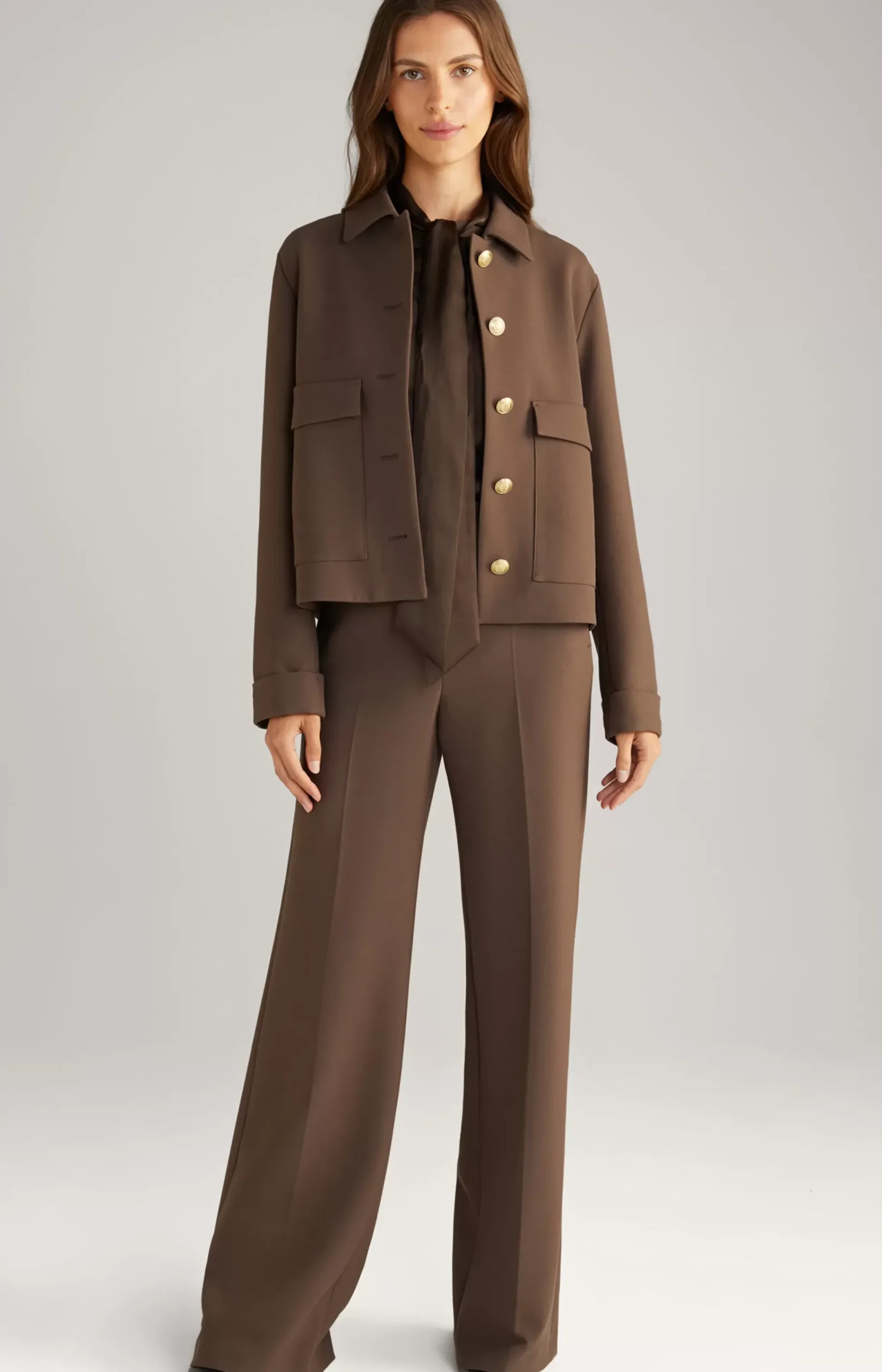 Blazer in Dark Brown