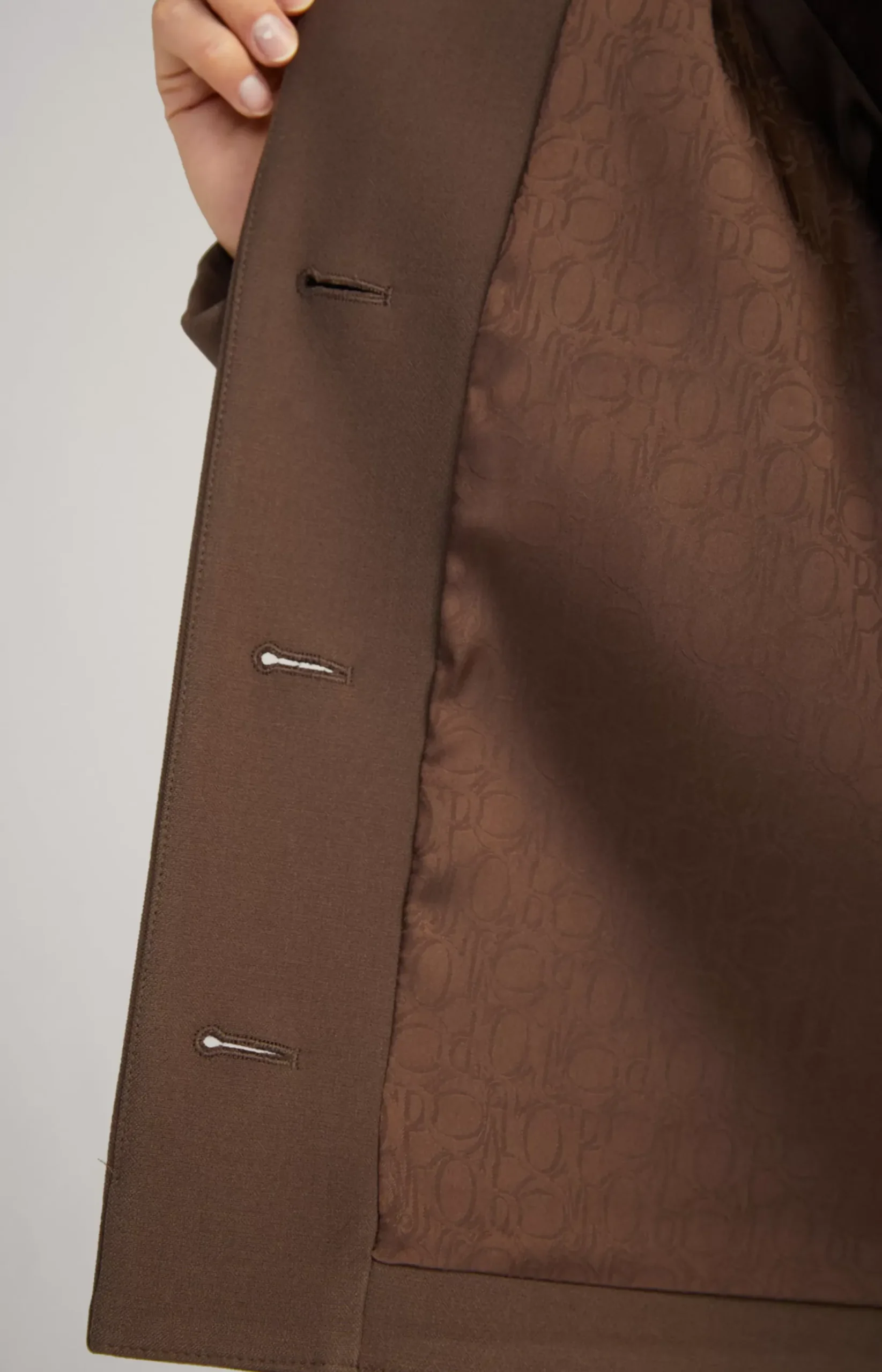 Blazer in Dark Brown