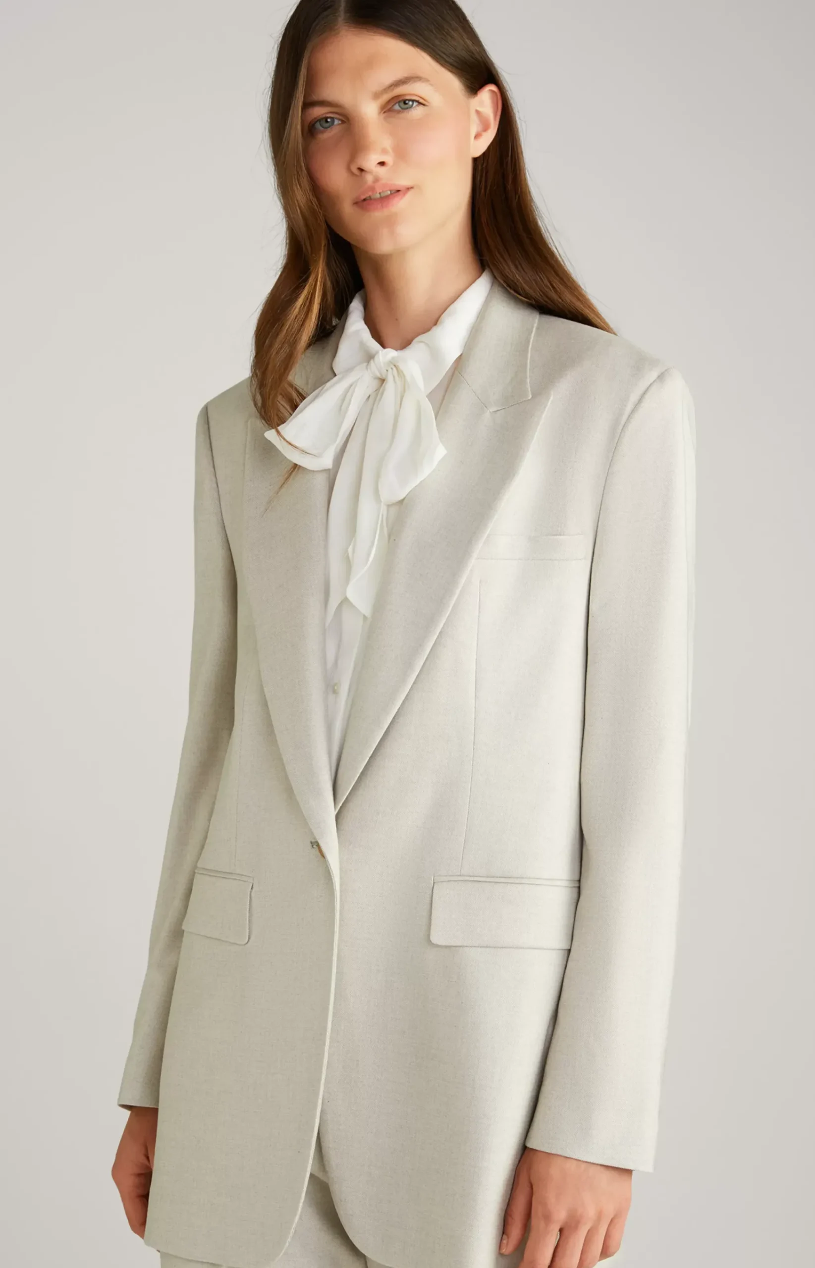 Blazer in Light Beige Marl