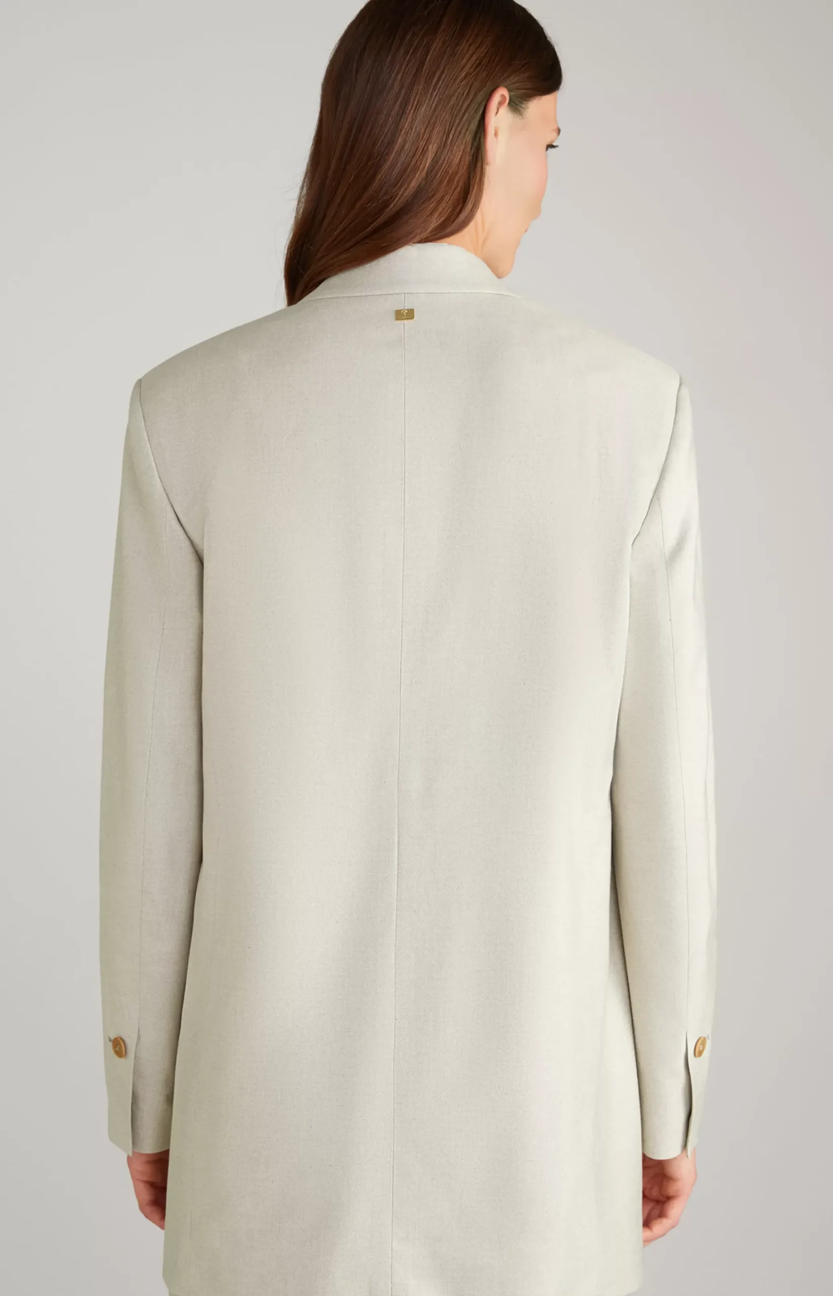 Blazer in Light Beige Marl
