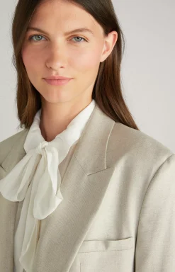 Blazer in Light Beige Marl