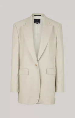 Blazer in Light Beige Marl