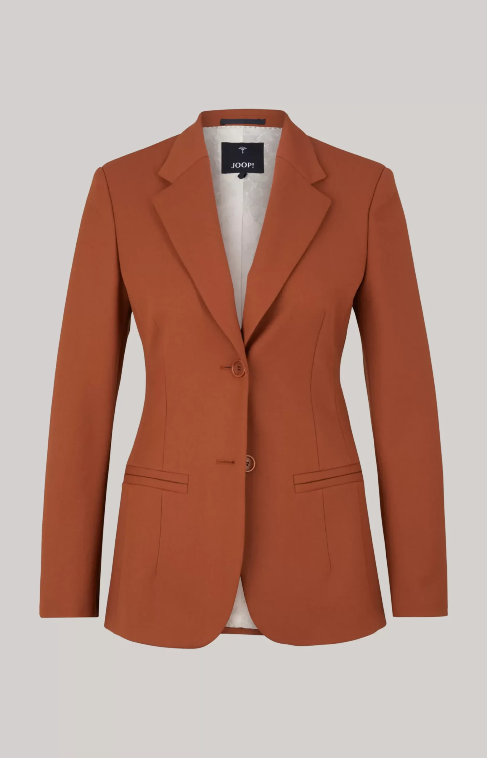 Blazer Jacket in Copper Brown