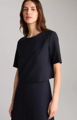 Blouse Shirt in Navy